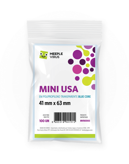 Sleeves Mini USA Blue Core