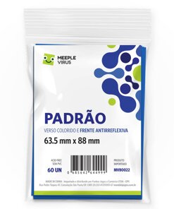 Sleeves PADRÃO AZUL 63.5 x 88mm-0