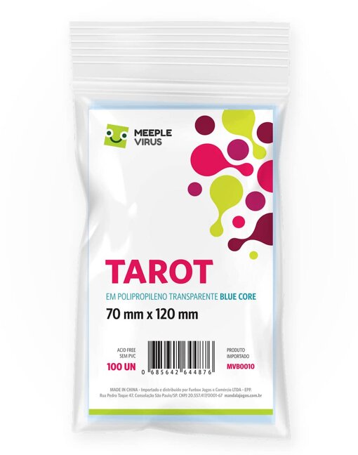 Sleeves TAROT 70 x 120 mm (Blue Core)-0