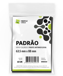Sleeves PADRÃO PRETO 63.5 x 88mm-0