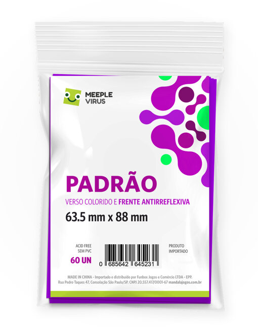 Sleeves Padrão – Roxo (63,5x88mm)